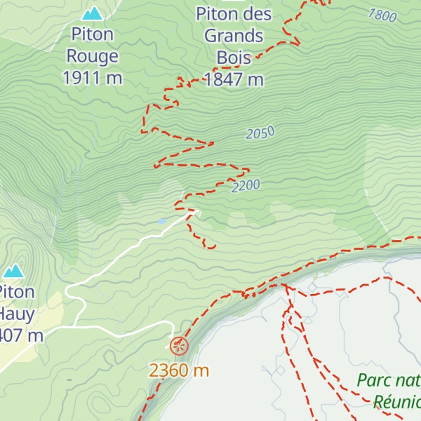 Map of Gîte du Volcan