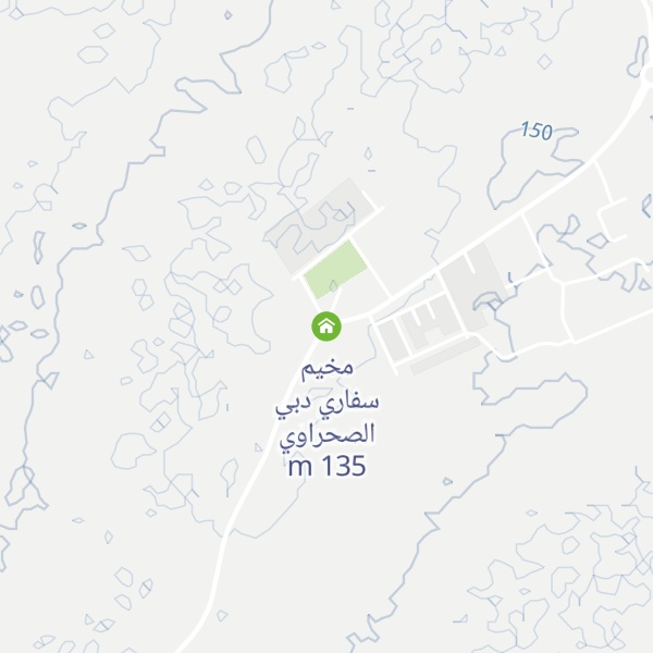 Map of مخيم سفاري دبي الصحراوي