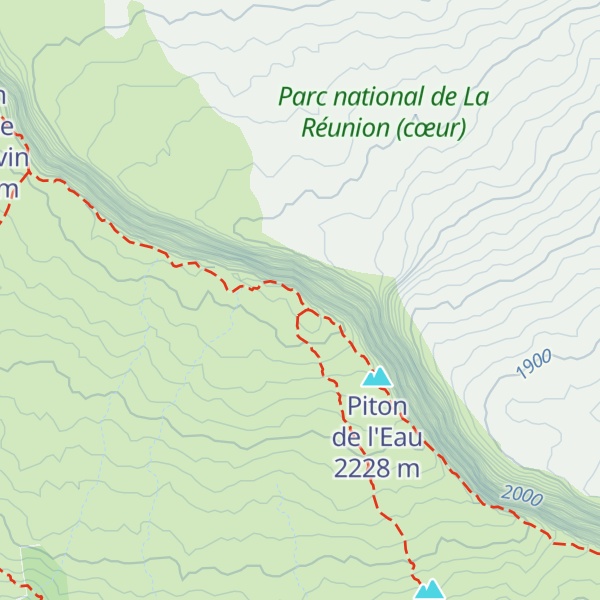 Map of Piton de Bert