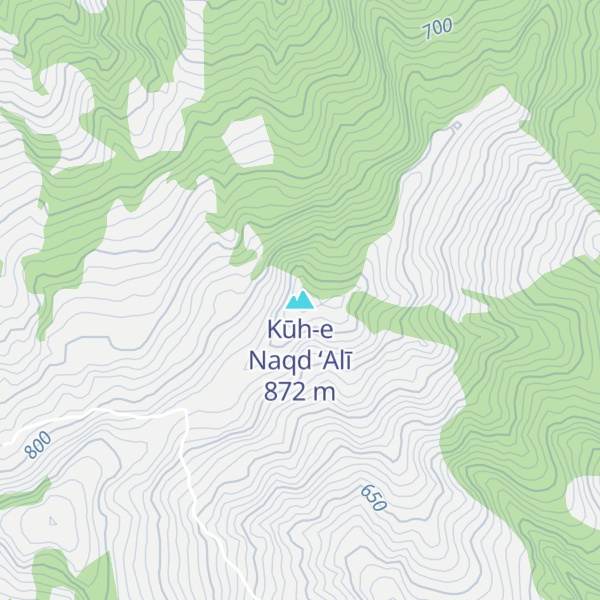 Map of Kūh-e Naqd ‘Alī