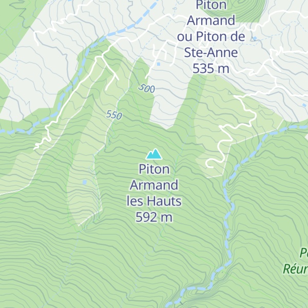 Map of Piton Armand les Hauts
