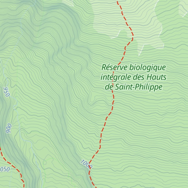 Map of Piton Ravine Basse Vallée