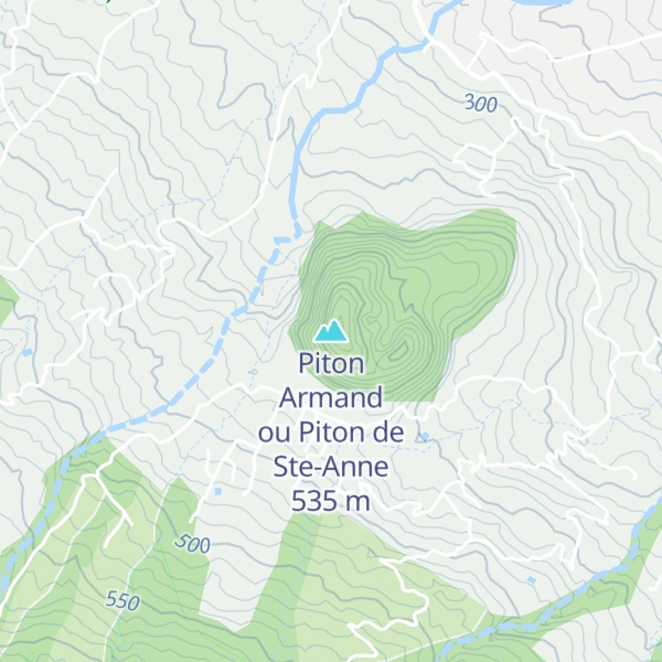 Map of Piton Armand ou Piton de Ste-Anne