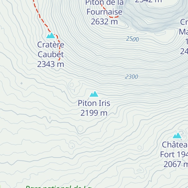 Map of Piton Iris