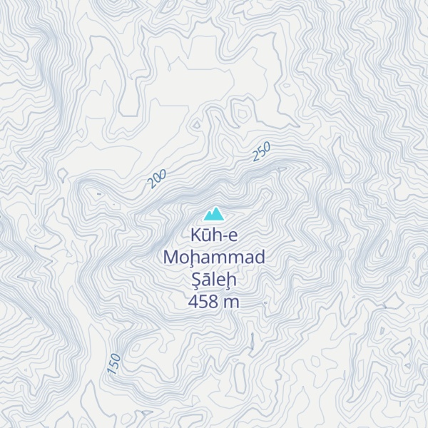 Map of Kūh-e Moḩammad Şāleḩ