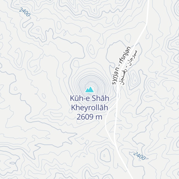 Map of Kūh-e Shāh Kheyrollāh