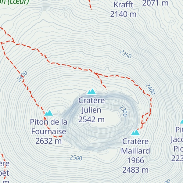 Map of Cratère Julien