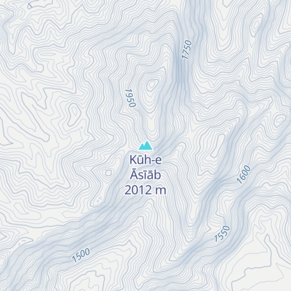 Map of Kūh-e Āsīāb
