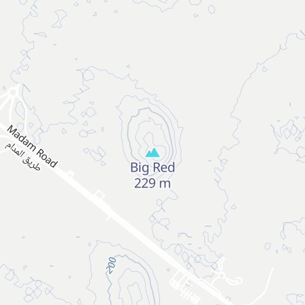 Map of Big Red