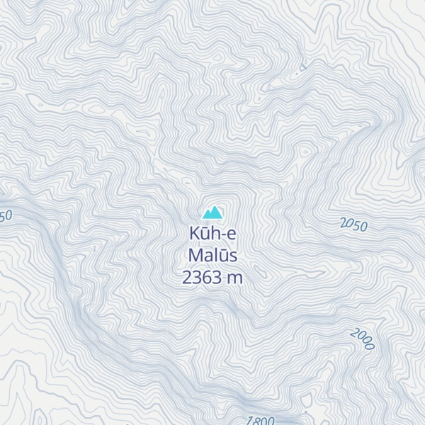Map of Kūh-e Malūs