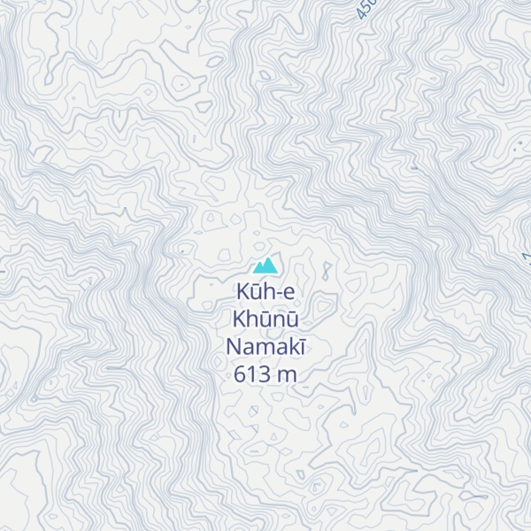 Map of Kūh-e Khūnū Namakī