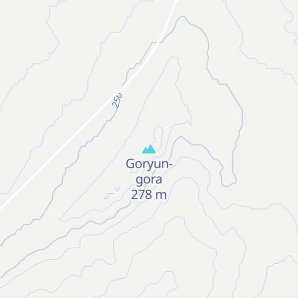 Map of Goryun-gora