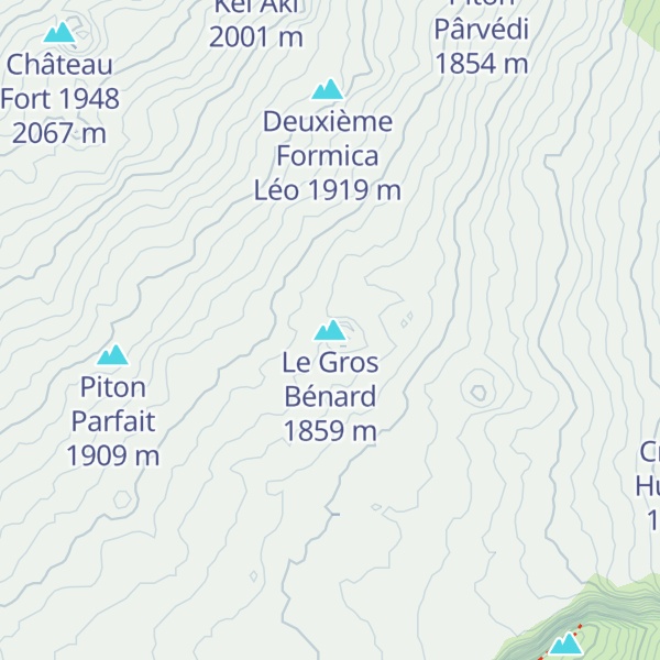 Map of Le Gros Bénard