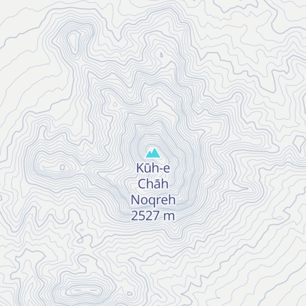 Map of Kūh-e Chāh Noqreh