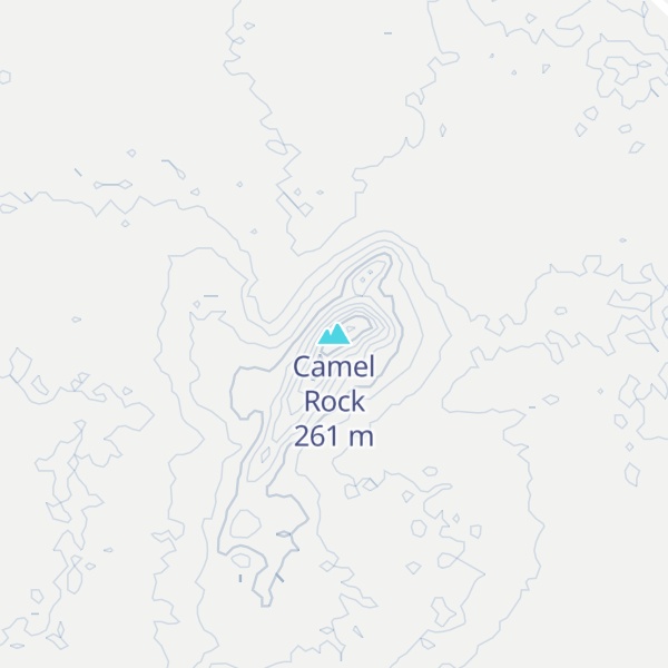 Map of Camel Rock