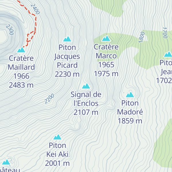Map of Signal de l'Enclos