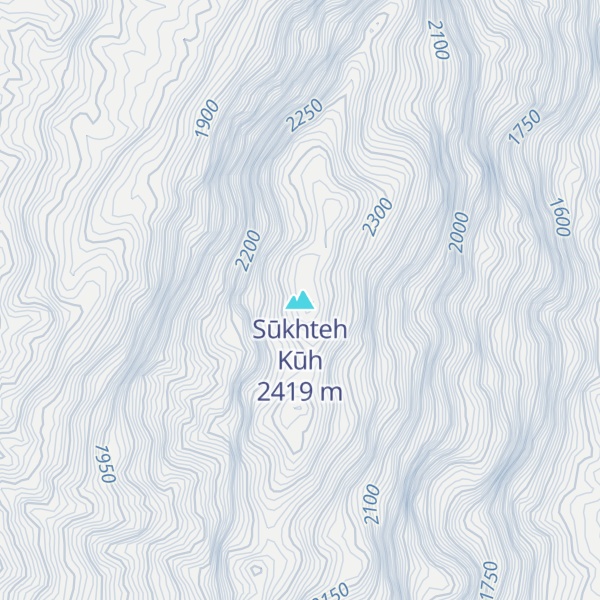 Map of Sūkhteh Kūh