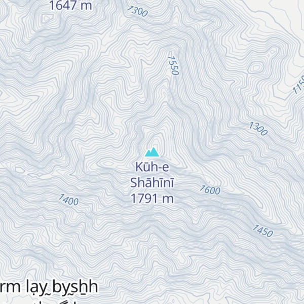 Map of Kūh-e Shāhīnī