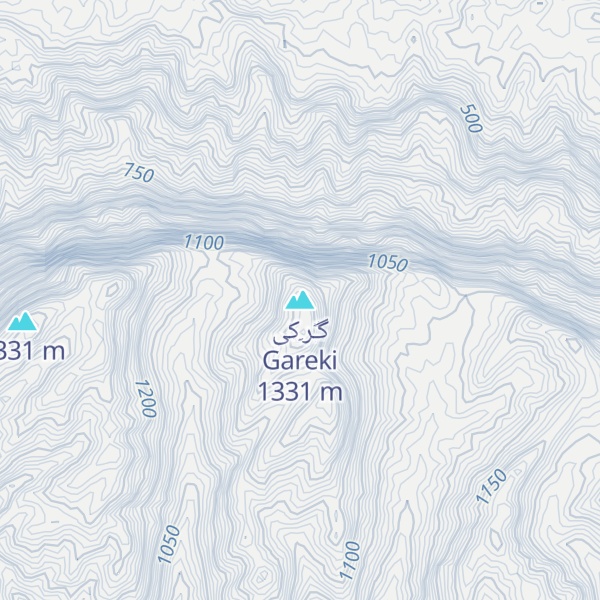 Map of گَرِکی Gareki