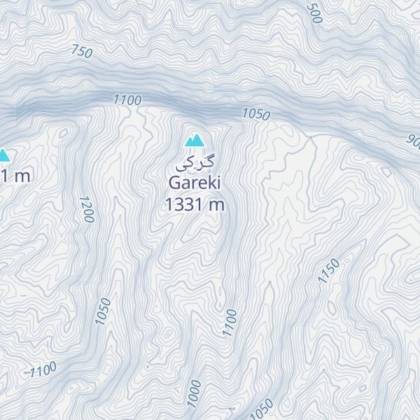 Map of Kūh-e Gorg