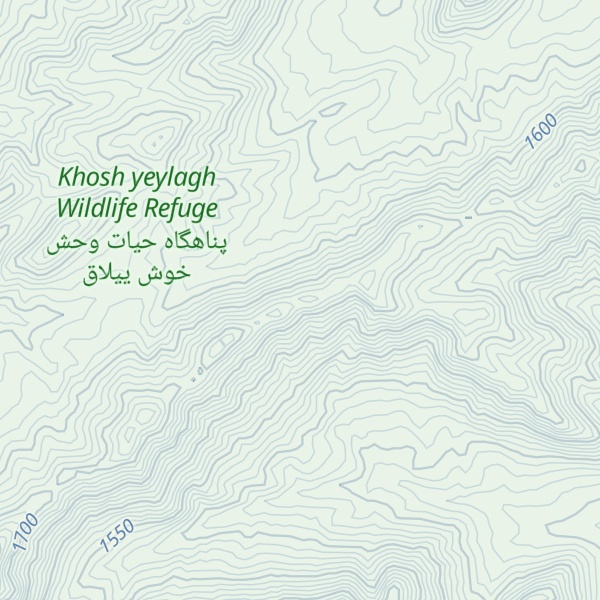 Map of Sorkh Kūh