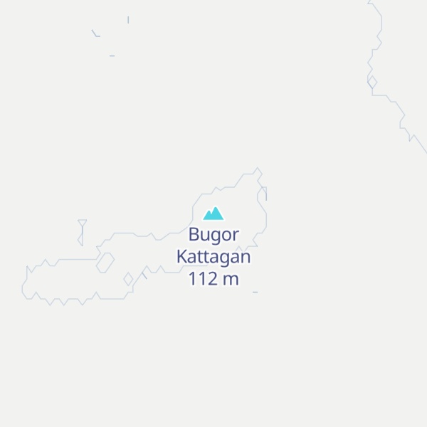 Map of Bugor Kattagan