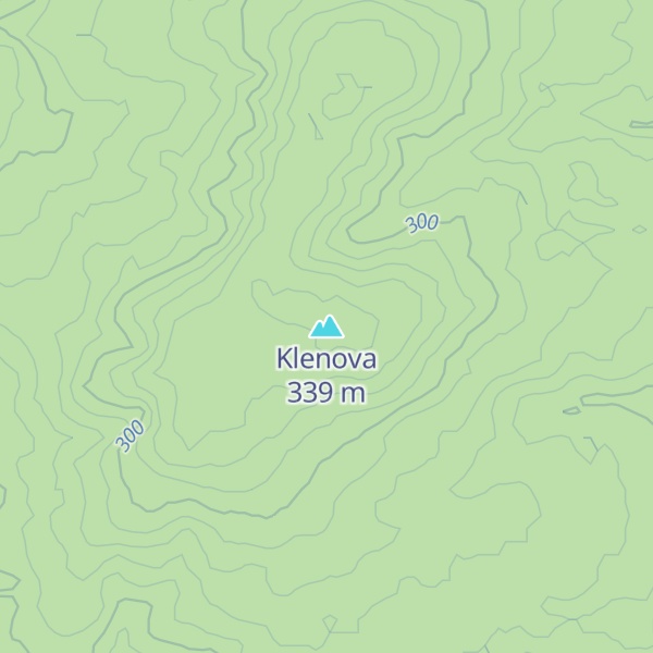 Map of Klenova