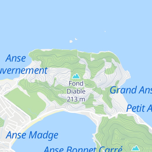 Map of Fond Diable