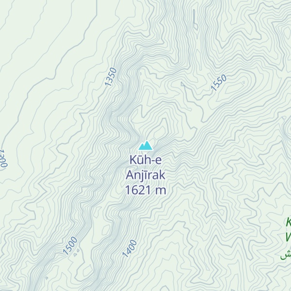 Map of Kūh-e Anjīrak