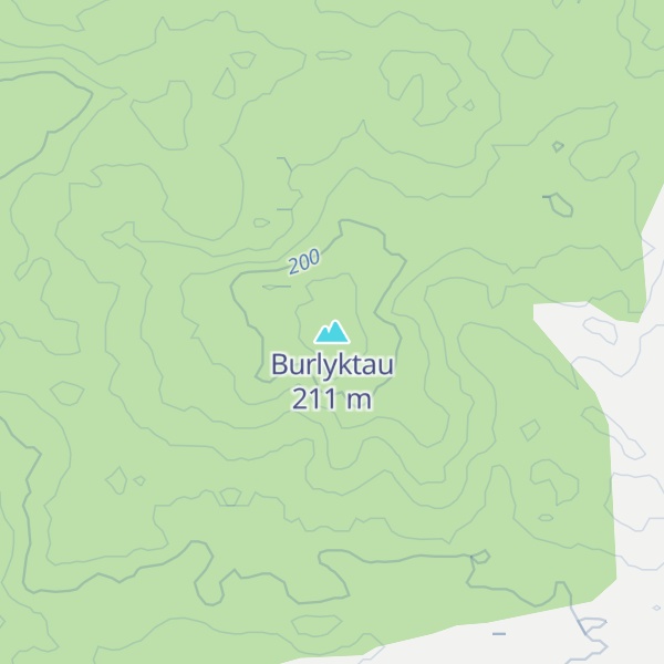 Map of Burlyktau