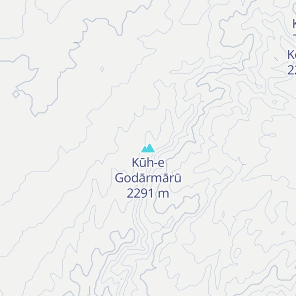 Map of Kūh-e Godārmārū