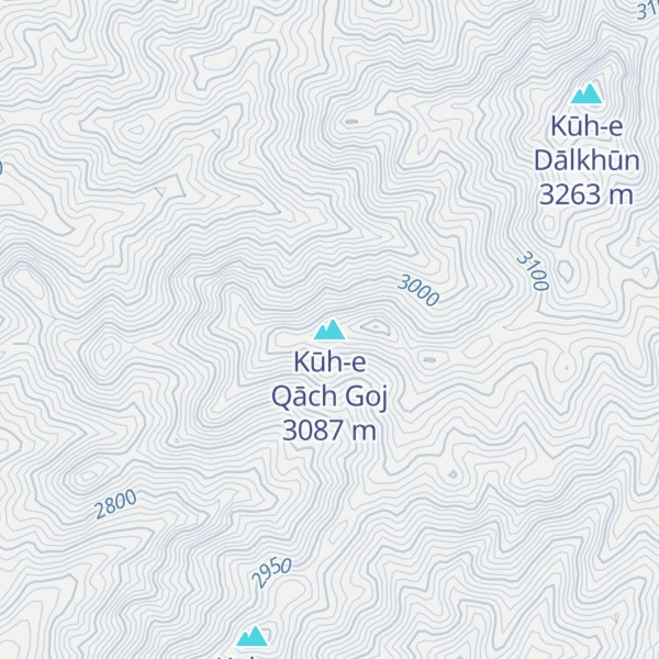 Map of Kūh-e Qāch Goj
