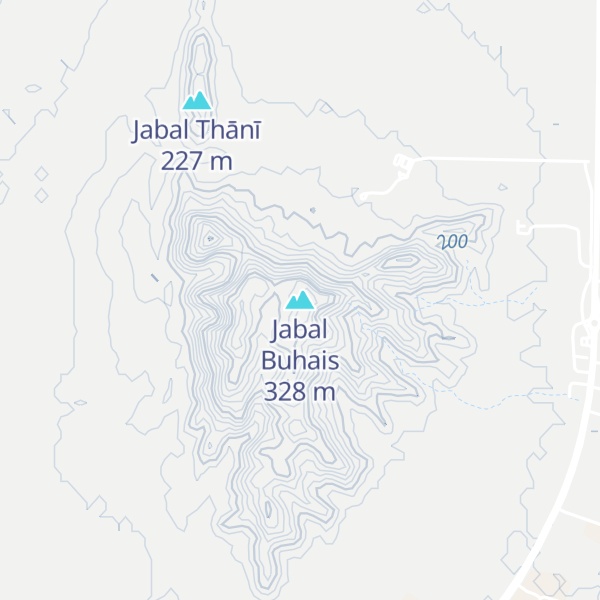 Map of Jabal Buhais