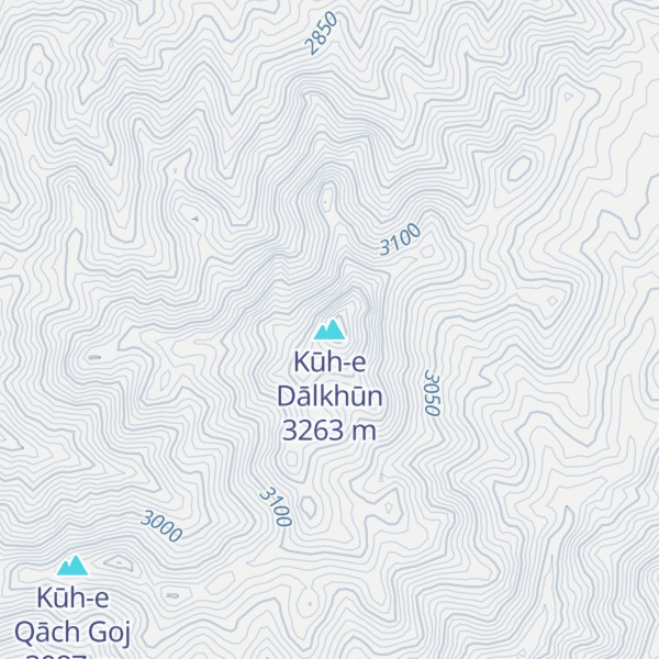 Map of Kūh-e Dālkhūn
