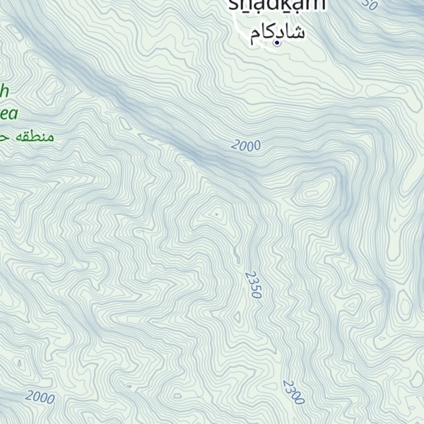 Map of Kūh-e Tak