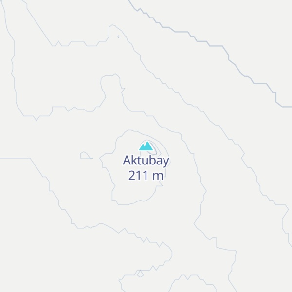 Map of Aktubay