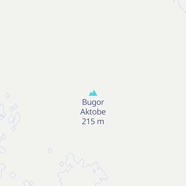 Map of Bugor Aktobe