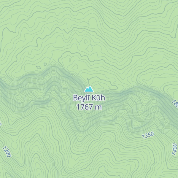 Map of Beylī Kūh