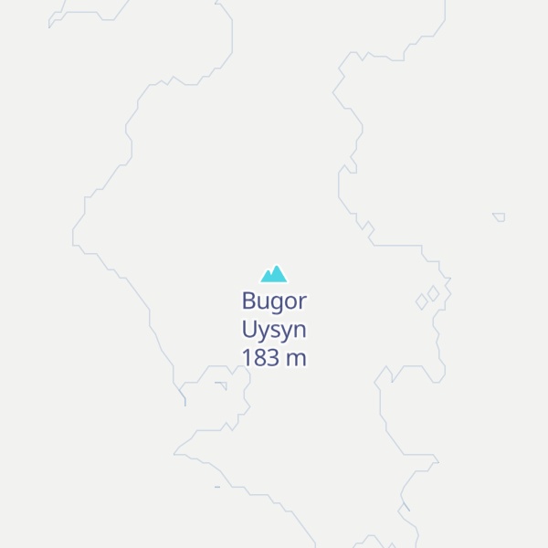 Map of Bugor Uysyn