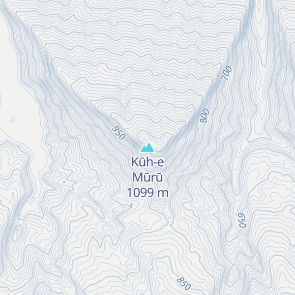 Map of Kūh-e Mūrū