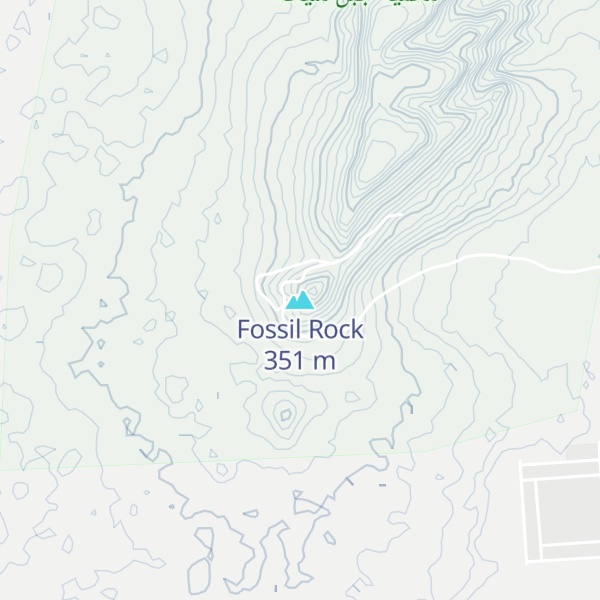 Map of Fossil Rock