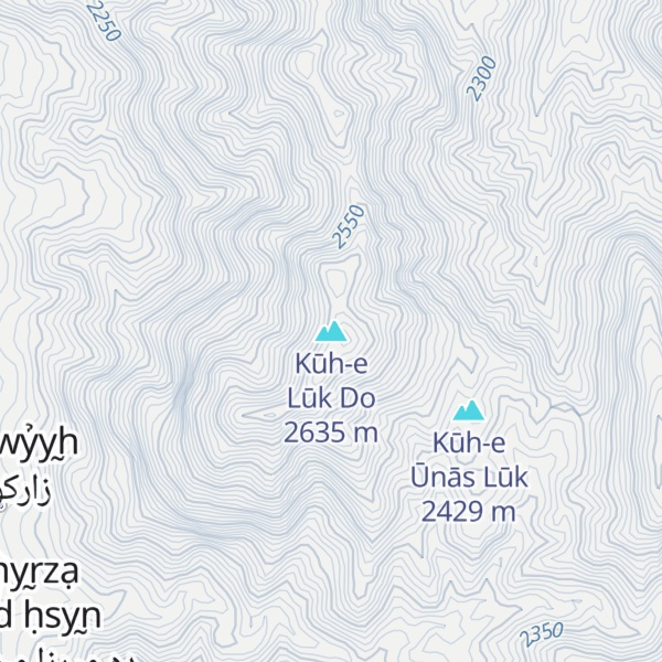 Map of Kūh-e Lūk Do