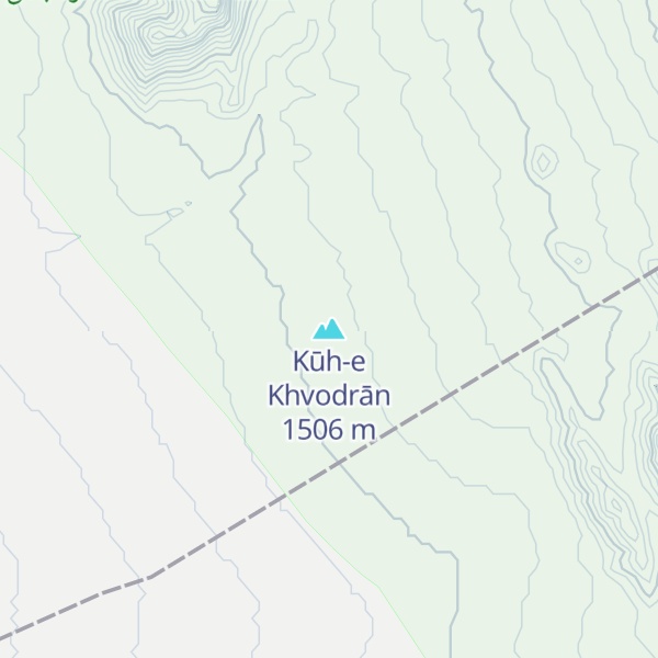 Map of Kūh-e Khvodrān