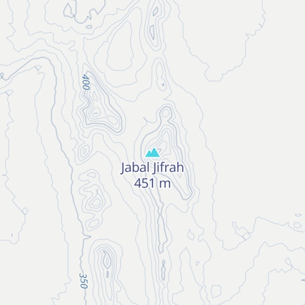 Map of Jabal Jifrah