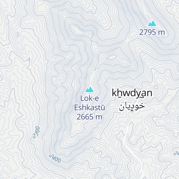 Map of Lok-e Eshkastū