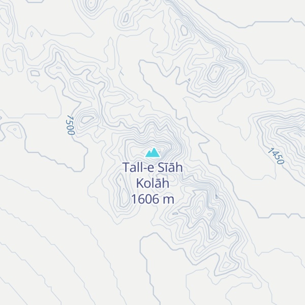 Map of Tall-e Sīāh Kolāh