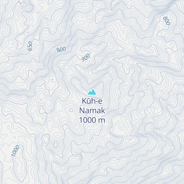 Map of Kūh-e Namak