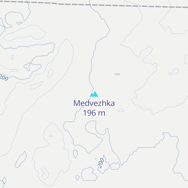 Map of Medvezhka