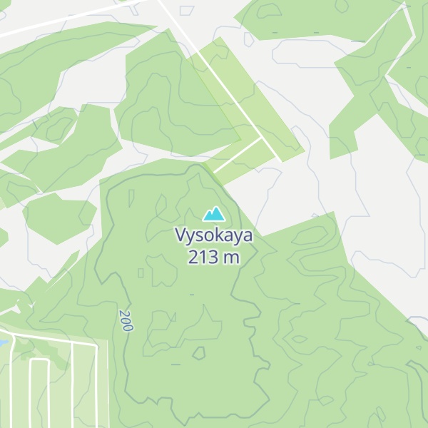 Map of Vysokaya