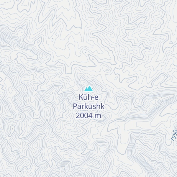 Map of Kūh-e Parkūshk